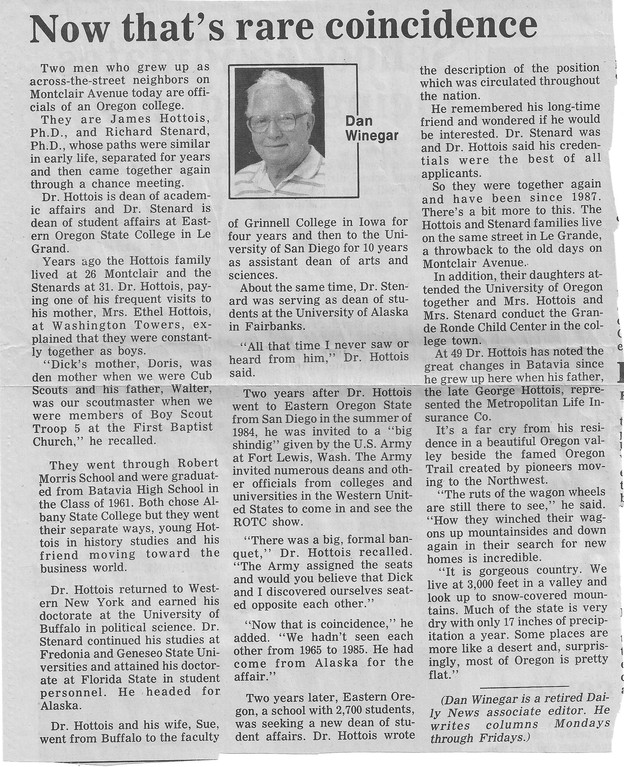 Richard Stenard (Deceased), Batavia, NY New York